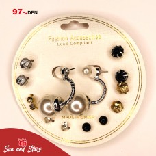 Earrings 7 pieces/ 97 den.